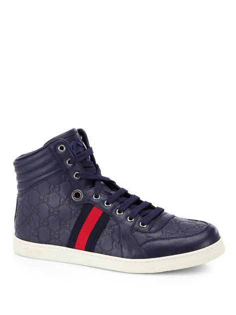 gucci sneakers uomo 2013|gucci high top sneakers men's.